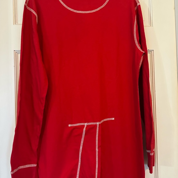 J Crew NWT Knit Goods NWT Union Suit - Red - Size Small Flap Pajamas Long John - Picture 8 of 14